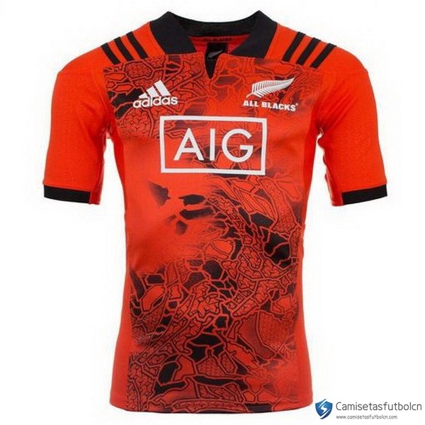 Camiseta Entrenamiento All Blacks 2017-18 Naranja